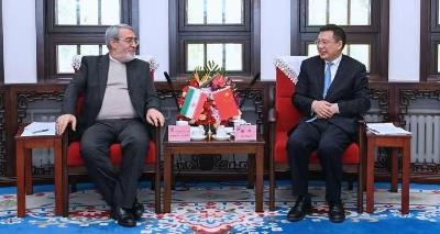 Xinhua president meets with Iranian ambassador to China